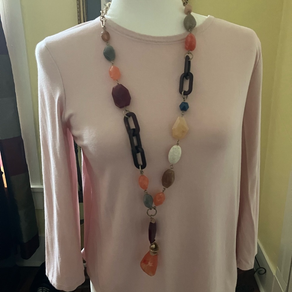 Chico's Chunky Multi Colored Necklace